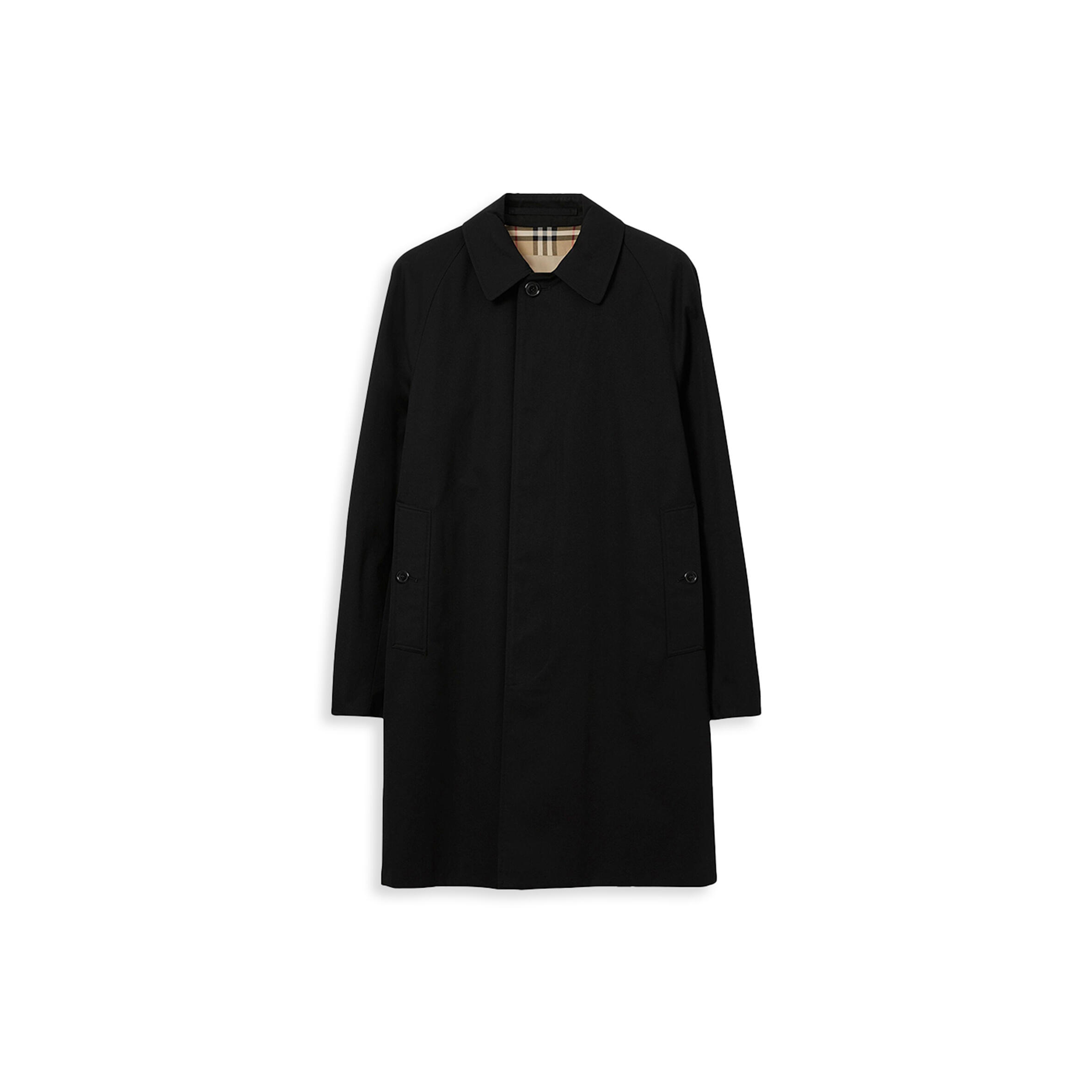 BURBERRY COTTON CAMDEN HERITAGE MID-LENGTH CAR COAT